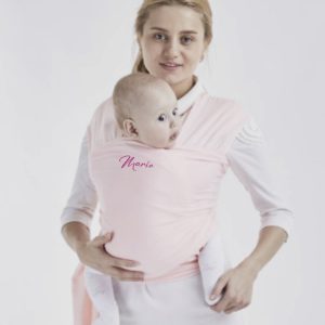 Baby-Tragetuch Neugeborene mit gesticktem Namen